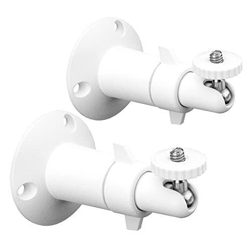 CELLONIC 2X Kamera Wandhalterung mit 1/4" Zoll Gewinde für Wyze Cam/Outdoor Cam Pan/Cam V2 / Cam V3 Halterung Überwachungskamera Befestigung innen und außen, Security Camera Mount von CELLONIC