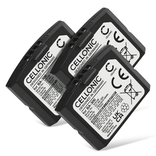CELLONIC, Akku für Headset, kompatibel mit Sennheiser BA300, HC-BA300, RR 4200, RS (is 410) (3.7V, 150mAh) 3 Stück CELLONIC, Akku für Headset, kompatibel mit Sennheiser BA300, HC-BA300, RR 4200, RS (is 410) (3.7V, 150mAh) 3 Stück von CELLONIC
