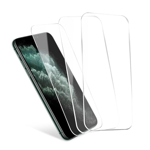 CELLONIC 3x Schutzfolie Handy kompatibel mit iPhone X, XS & iPhone 11 Pro - 6,1 Zoll Smartphone Displayschutz 2.5D aus Tempered Glass Ultra Thin 9H Schutzglas von CELLONIC