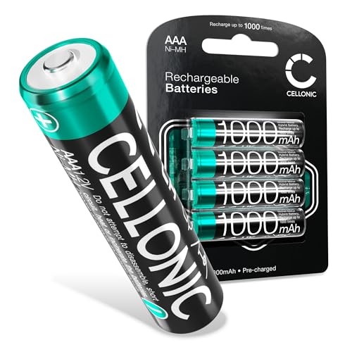 CELLONIC 4X Ersatzakku für Motorola Startac S1201, T211, T201, T311, S3001, D1012 Telefon Ersatz Akku, 4X 1000mAh AAA wiederaufladbare Batterie Telefonakku von CELLONIC
