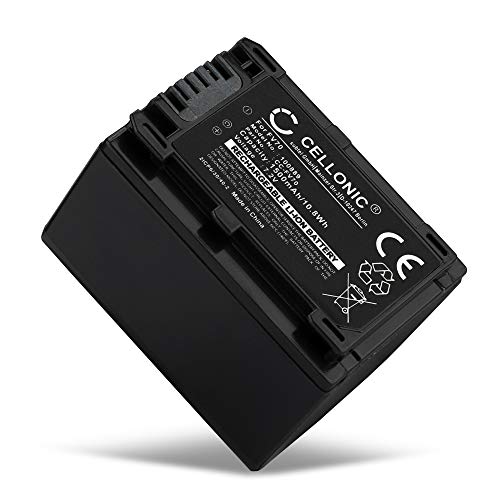 CELLONIC, Akku für Kamera, kompatibel mit Sony AX53 4K HANDYCAM FDR-AX53, NP-FV70, NP-FV50 (7.4V, 1500mAh) von CELLONIC