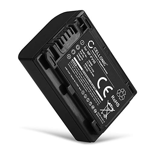 CELLONIC, Akku für Kamera, kompatibel mit Sony AX53 4K HANDYCAM FDR-AX53, NP-FV70, NP-FV50 (7.4V, 650mAh) von CELLONIC