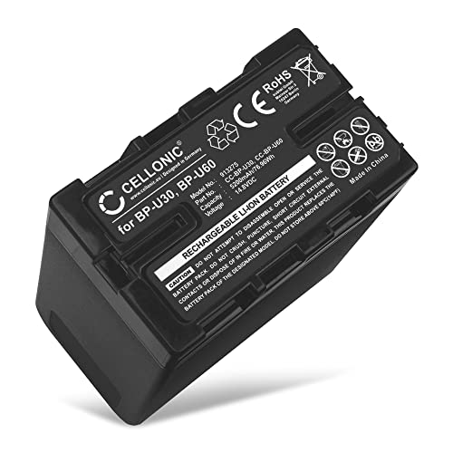 CELLONIC, Akku für Kamera, kompatibel mit Sony BP-U90, BP-U60, BP-U35, BP-U70, PMW-300K2 (14.4V, 5200mAh) CELLONIC, Akku für Kamera, kompatibel mit Sony BP-U90, BP-U60, BP-U35, BP-U70, PMW-300K2 (14.4V, 5200mAh) von CELLONIC