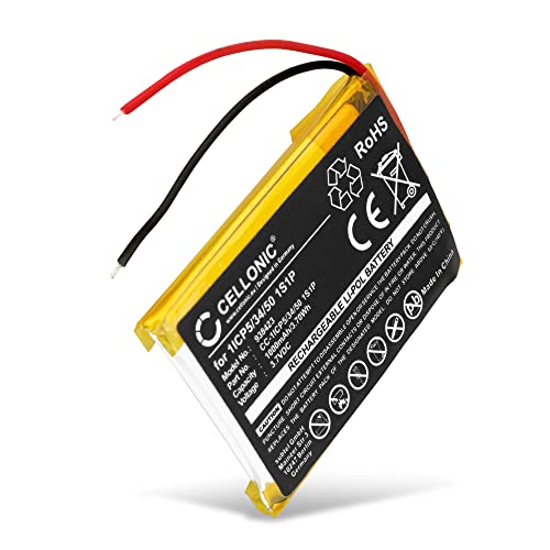 CELLONIC, Batterie für Fernbedienungen kompatibel mit Wacom Express Key Remote, ACK411050 (1000mAh, 3.7V) von CELLONIC