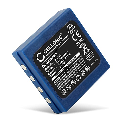 CELLONIC, Batterie für Fernbedienungen kompatibel mit HBC Radiomatic Orbit, Micron 5 kompatibel mit Abitron KH68302500 (700mAh, 6V) CELLONIC, Batterie für Fernbedienungen kompatibel mit HBC Radiomatic Orbit, Micron 5 kompatibel mit Abitron KH68302500 (700mAh, 6V) von CELLONIC