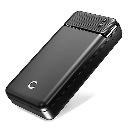 CELLONIC Powerbank 20000mAh - USB C Portable Charger 20W PD Flache Schnelllade Power Bank kompatibel mit Apple iPhone, iPad, Airpods, Galaxy, Switch, Handy, Smartphone, Tablet - Flugzeug Sicher von CELLONIC