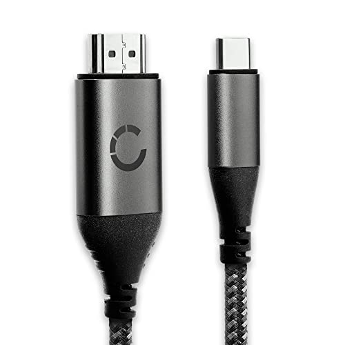 CELLONIC USB-C auf HDMI Adapter Kabel für Video Übertragung: Handy Laptop an TV Monitor Beamer anschließen - Male to Male Type C HDMI Port - Cable USB C Tablet mit Fernseher verbinden, Stecker von CELLONIC