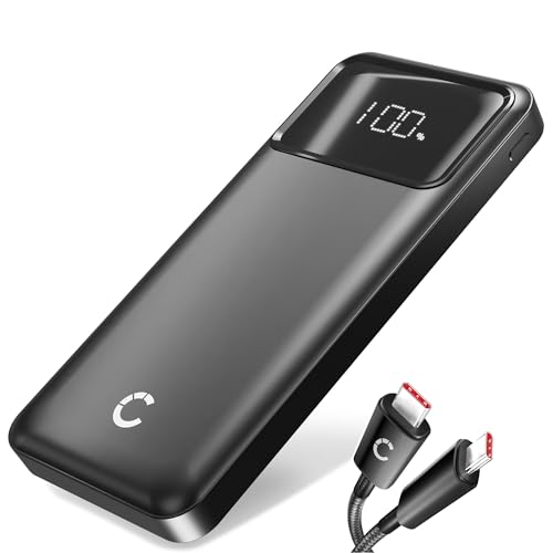 CELLONIC USB Powerbank kompatibel mit Smartphone, Tablet, Bluetooth Speaker 10000mAh Externer Akku Mobiles Ladegerät Power Banks für unterwegs Laden von CELLONIC
