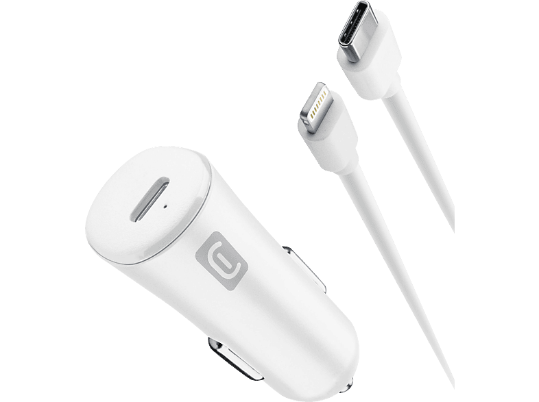 CELLULAR LINE Car charger Ladegerät Apple, White von CELLULAR LINE