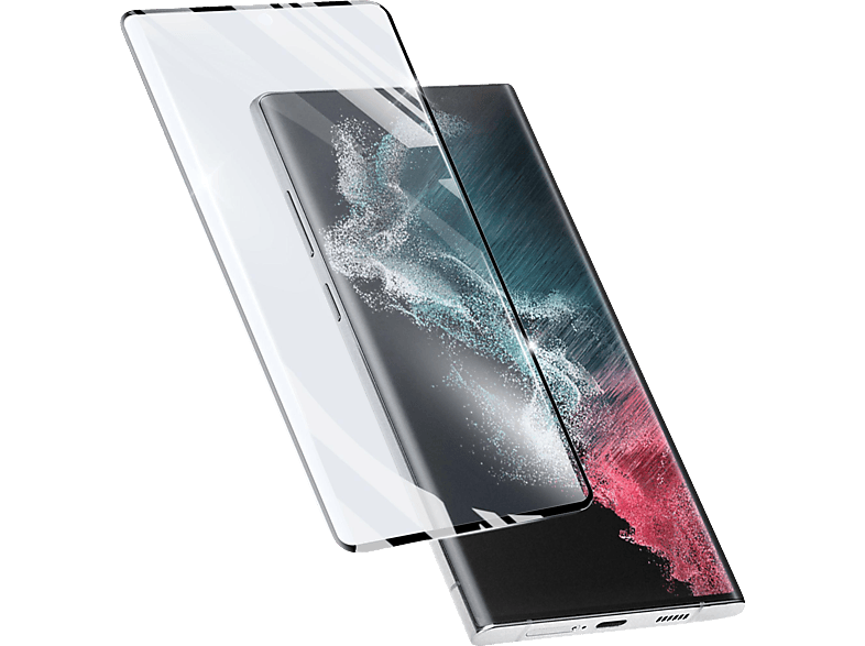 CELLULAR LINE Impact Glass Curved Displayschutz (für Samsung Galaxy S22 Ultra) von CELLULAR LINE