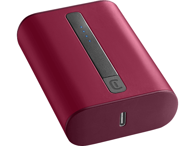 CELLULAR LINE PBNEWTANK10000R Powerbank 10000 mAh Red von CELLULAR LINE