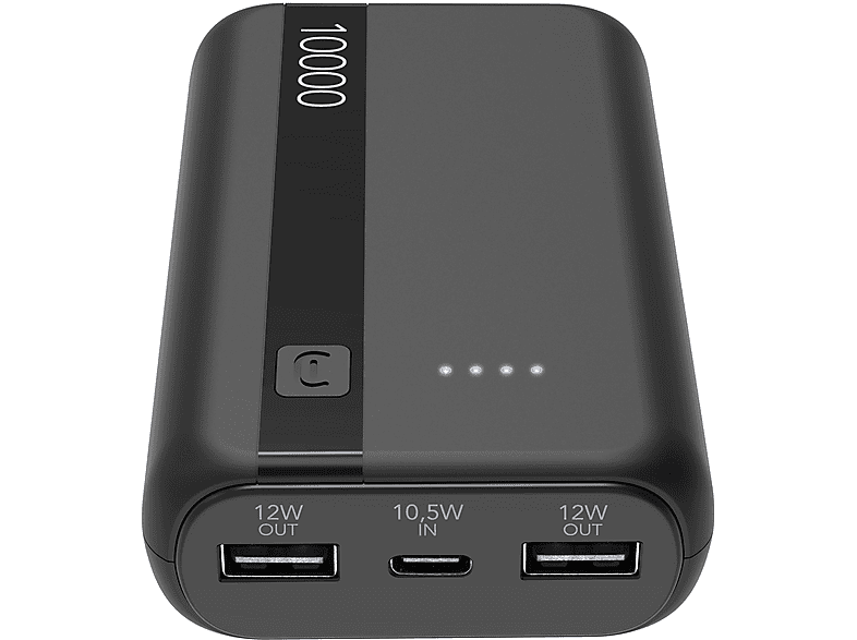 CELLULAR LINE Tragbares Powerbank 10000 mAh Schwarz CELLULAR LINE Tragbares Powerbank 10000 mAh Schwarz von CELLULAR LINE
