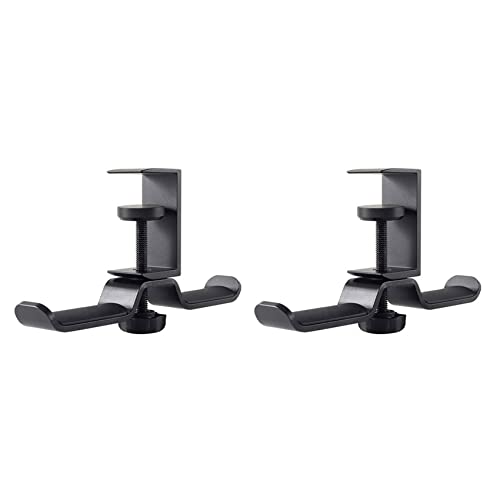 CENMEN 2 x Dual-Halterung für Kopfhörer unter dem Schreibtisch, universelle Halterung für PC-Spiele, um 360 Grad drehbar, Kopfhörerhalter CENMEN 2 x Dual-Halterung für Kopfhörer unter dem Schreibtisch, universelle Halterung für PC-Spiele, um 360 Grad drehbar, Kopfhörerhalter von CENMEN