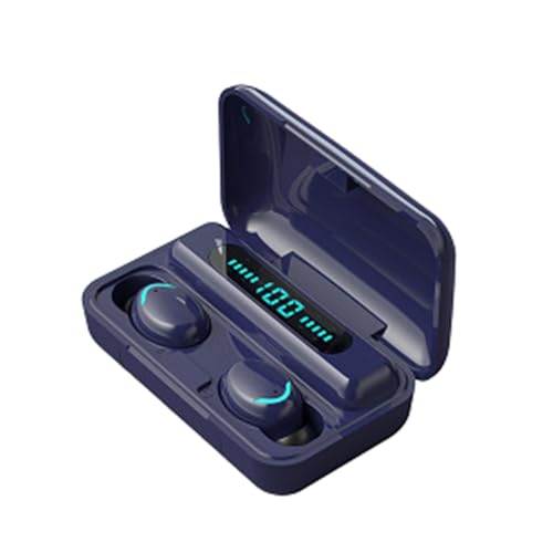 CENMEN Mini-Ohrhörer mit Mikrofon, In-Ear-Kopfhörer, Kabellos, IPX7, Wasserdicht, LED-Anzeige, Kabellose Ohrhörer zum Radfahren, Blau CENMEN Mini-Ohrhörer mit Mikrofon, In-Ear-Kopfhörer, Kabellos, IPX7, Wasserdicht, LED-Anzeige, Kabellose Ohrhörer zum Radfahren, Blau von CENMEN