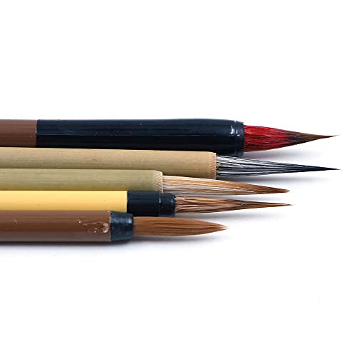 CENPEK Chinesische Kalligraphie- und Sumie-Malpinsel-Set, 5 Stück von CENPEK