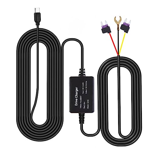 CENPEK Dash Cam Hardwire Kit 12 V/30 V auf 5 V Buck-Modul USB-C Buck-Kabel für Dash Cam GPS Navigator Radarwarner Sat NAV CENPEK Dash Cam Hardwire Kit 12 V/30 V auf 5 V Buck-Modul USB-C Buck-Kabel für Dash Cam GPS Navigator Radarwarner Sat NAV von CENPEK