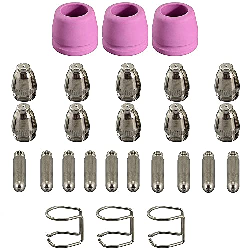CENPEK Schweißgerät SG55 AG60 WSD60 Plasmaschneider, Brenner, Verbrauchsmaterialien, 40/50/60 A, 26 Stück CENPEK Schweißgerät SG55 AG60 WSD60 Plasmaschneider, Brenner, Verbrauchsmaterialien, 40/50/60 A, 26 Stück von CENPEK