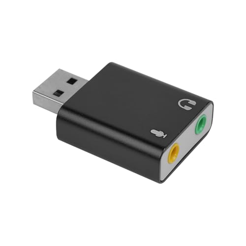 CENPEK USB auf 3,5 mm Buchse Audio Adapter Computer Externe Soundkarte USB7.1 Soundkarte von CENPEK