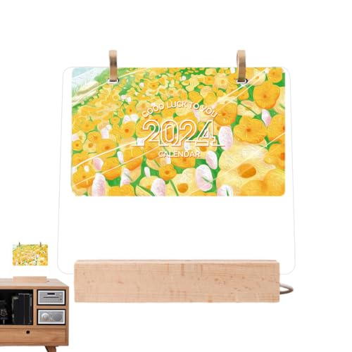 CENRF Transparenter Acryl-Kalender für Büro, Whiteboard-Kalender aus transparentem Acryl, 2024, trocken abwischbare LED-Tafel für Bürodekoration, Büro-Kalender CENRF Transparenter Acryl-Kalender für Büro, Whiteboard-Kalender aus transparentem Acryl, 2024, trocken abwischbare LED-Tafel für Bürodekoration, Büro-Kalender von CENRF