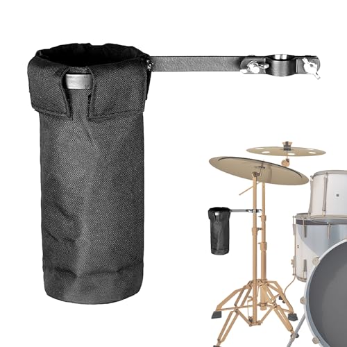 Trommelhalter, Oxford Drumsticks Container mit großer Kapazität, tragbar | Unverzichtbares Schlagzeug-Set für Musikfestivals, Bars, Zuhause, Zimmer Cenrf von CENRF