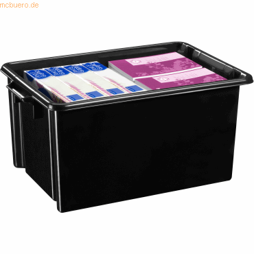 5 x CEP Stapelbox Jumbo 48,5l schwarz 5 x CEP Stapelbox Jumbo 48,5l schwarz von CEP
