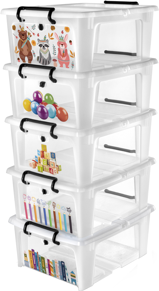 CEP Aufbewahrungsbox KIDS, 20 Liter, 5er Set von CEP