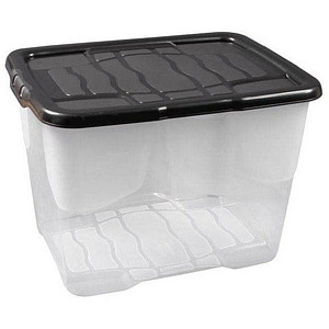 cep Curve Aufbewahrungsbox 10,0 l transparent, schwarz 28,0 x 35,0 x 16,0 cm von CEP