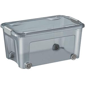 cep Shadow Aufbewahrungsbox 43,0 l grau-transparent 38,0 x 59,3 x 29,0 cm von CEP