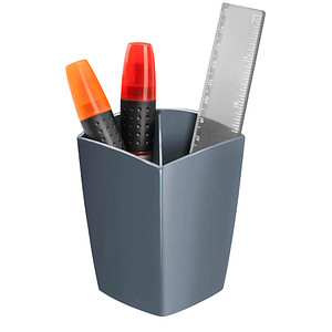 cep Stiftehalter Mineral grau Polystyrol 2 Fächer 7,4 x 7,4 x 9,5 cm cep Stiftehalter Mineral grau Polystyrol 2 Fächer 7,4 x 7,4 x 9,5 cm von CEP