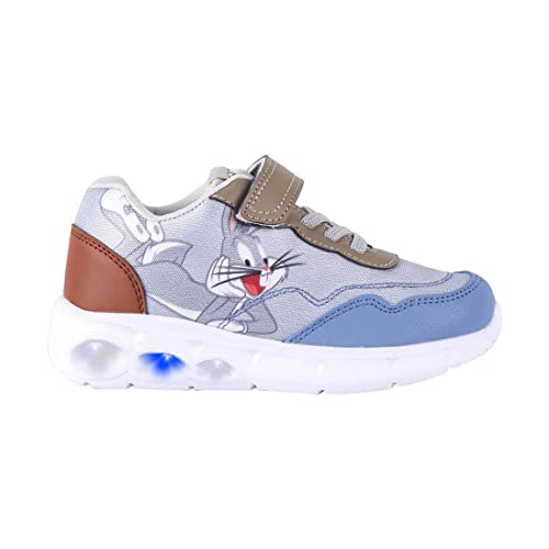 CERDÁ LIFE'S LITTLE MOMENTS Baskets Garçon Bugs Bunny Avec Lumières, Fermeture Scratch et Embout Renforcé Pour Faciliter l'Indépendance et Confort, Sneaker, Gris, CERDÁ LIFE'S LITTLE MOMENTS Baskets Garçon Bugs Bunny Avec Lumières, Fermeture Scratch et Embout Renforcé Pour Faciliter l'Indépendance et Confort, Sneaker, Gris, von CERDÁ LIFE'S LITTLE MOMENTS