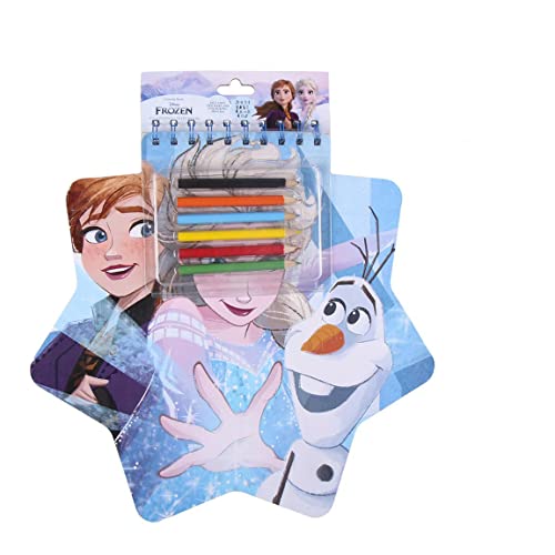 CERDÁ LIFE'S LITTLE MOMENTS - Cuaderno de Dibujo para Colorear de Elsa, Anna y Olaf de Frozen Incluye 6 Lápices de Colores y 15 Pegatinas | Regalo Original para Peques - Licencia Oficial Disney von CERDÁ LIFE'S LITTLE MOMENTS