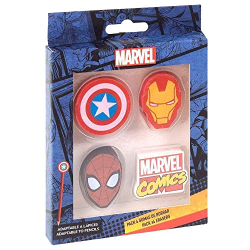 CERDÁ LIFE'S LITTLE MOMENTS Pack 4 Gomas de Borrar con Formas de Personajes Marvel - Licencia Oficial Marvel, 2100003580 von CERDÁ LIFE'S LITTLE MOMENTS