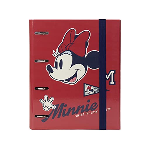 CERDÁ LIFE's LITTLE MOMENTS - Archivador 4 Anillas Niña de Minnie Mouse con Tapa Dura y Cierre con Goma - Licencia Oficial Disney, 2700000273 CERDÁ LIFE's LITTLE MOMENTS - Archivador 4 Anillas Niña de Minnie Mouse con Tapa Dura y Cierre con Goma - Licencia Oficial Disney, 2700000273 von CERDÁ LIFE'S LITTLE MOMENTS
