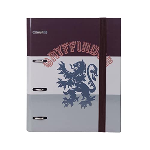 CERDÁ LIFE's LITTLE MOMENTS - Archivador 4 Anillas Unisex de Hogwarts [ Harry Potter ] con Tapa Dura y Cierre con Goma - Licencia Oficial Warner Bros, 2700000275 von CERDÁ LIFE'S LITTLE MOMENTS