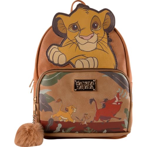 Cerdà Disney Der König der Löwen Rucksack - Kunstleder - Hakuna Matata Simba, Pumbaa und Timon Motiv - Braun Cerdà Disney Der König der Löwen Rucksack - Kunstleder - Hakuna Matata Simba, Pumbaa und Timon Motiv - Braun von CERDÁ LIFE'S LITTLE MOMENTS