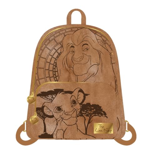 Cerdà Disney Der König der Löwen Rucksack - Kunstleder - Simba und Mufasa Motiv - Braun Cerdà Disney Der König der Löwen Rucksack - Kunstleder - Simba und Mufasa Motiv - Braun von CERDÁ LIFE'S LITTLE MOMENTS