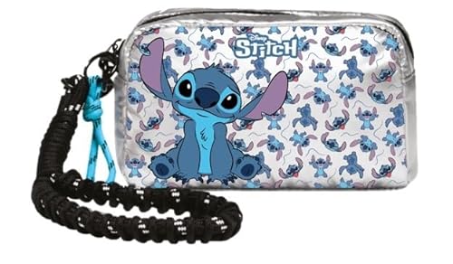 Cerdà Disney Lilo & Stitch Reisetasche 22 x 14 x 6 cm - Motiv Stitch - Silber Cerdà Disney Lilo & Stitch Reisetasche 22 x 14 x 6 cm - Motiv Stitch - Silber von CERDÁ LIFE'S LITTLE MOMENTS