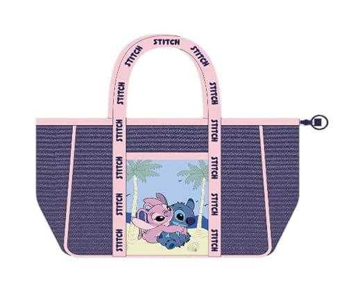 Cerdà Disney Lilo & Stitch Strandtasche 20 x 39 x 62 cm - Recycelte Materialien - Motiv Stitch und Angel - Violett-Rosa Cerdà Disney Lilo & Stitch Strandtasche 20 x 39 x 62 cm - Recycelte Materialien - Motiv Stitch und Angel - Violett-Rosa von CERDÁ LIFE'S LITTLE MOMENTS