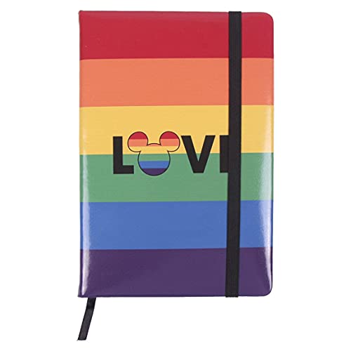 Cerdá - Notizbuch A5 Blanko Disney Pride - Offizielle Disney Lizenz von CERDÁ LIFE'S LITTLE MOMENTS