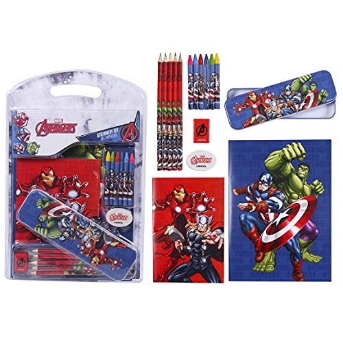 Cerdá - Set Escolar Completo con Estuche Metálico y Material Escolar de Avengers - Licencia Oficial Marvel Cerdá - Set Escolar Completo con Estuche Metálico y Material Escolar de Avengers - Licencia Oficial Marvel von CERDÁ LIFE'S LITTLE MOMENTS