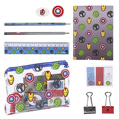 Cerdá - Set Escolar Completo con Estuche Transparente y Material de Avengers - Licencia Oficial Marvel Cerdá - Set Escolar Completo con Estuche Transparente y Material de Avengers - Licencia Oficial Marvel von CERDÁ LIFE'S LITTLE MOMENTS