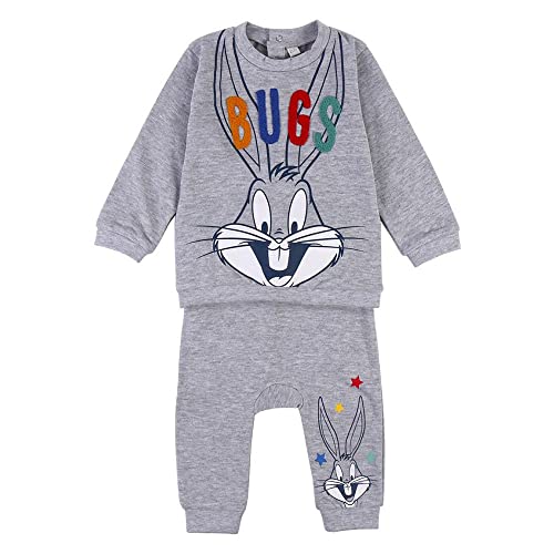 Chandal Looney Tunes, Baumwolle, gebürstet, Grau von CERDÁ LIFE'S LITTLE MOMENTS