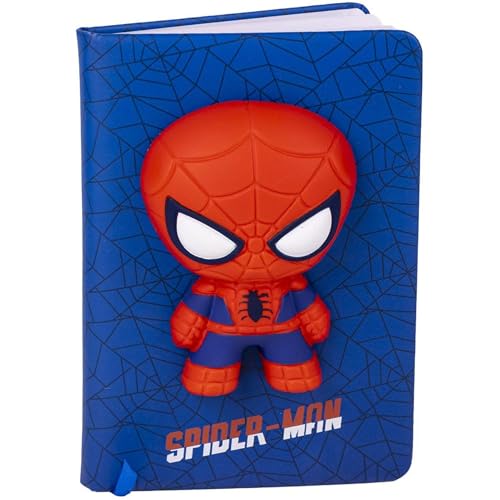 Spiderman Squishy Heft - Notizbuch mit Weichem Einband - Mit 3D Aufdruck - Farbe Rot und Blau - Hergestellt aus 80% Papier und 20% PU - Original Produkt in Spanien Designed Spiderman Squishy Heft - Notizbuch mit Weichem Einband - Mit 3D Aufdruck - Farbe Rot und Blau - Hergestellt aus 80% Papier und 20% PU - Original Produkt in Spanien Designed von CERDÁ LIFE'S LITTLE MOMENTS