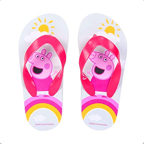 Strand-Hausschuhe für Mädchen mit Figuren von Peppa Wutz | Hergestellt aus EVA-Gummi, offizielles Lizenzprodukt von Hasbro, Sandalen, Rosa, Rosa, 28/29 EU von CERDÁ LIFE'S LITTLE MOMENTS