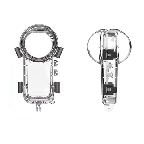 CERFFOOL 60 m wasserdichtes Gehäuse für Insta360 X5, unsichtbare Tauchhülle, kratzfest, hohe Übertragung, 5H, Härte, PC, Schutzabdeckung für Action-Kameras, Zubehör (Version A) von CERFFOOL