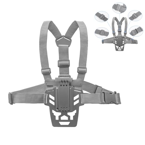 CERFFOOL Brusthalterung kompatibel mit DJI RC 2/1 Fernbedienungshalterung Rücken Brustband Hüftgurt Stützhalterung Verstellbarer Brustgurt Halterung Balance Stabilität Komfort Leistung von CERFFOOL