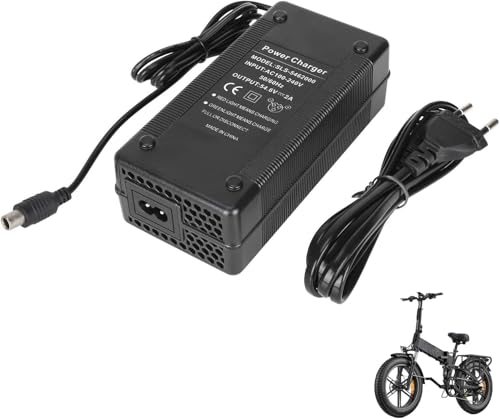 CERFFOOL Ladegerät 54,6V 2A für ENGWE EP-2 Pro Engine Pro E Bike und E Scooter Ersatzladegerät mit Ladekabel Schnellladegerat Lithium-Akku Ladegerät-Adapter von CERFFOOL