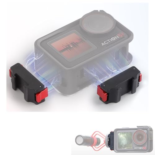 CERFFOOL Magnetischer Kaltschuh-Adapter für DJI Osmo Action 5 Pro/4/3, Schnellspanner, Erweiterungsbasis für Fülllichtmikrofon für Action-Kamera-Zubehör von CERFFOOL