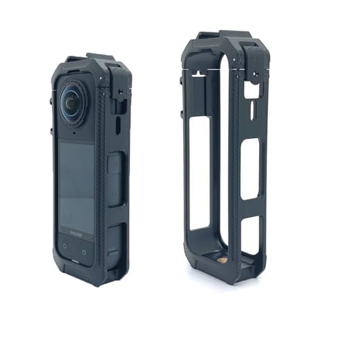 CERFFOOL Magnetischer Schutzrahmen für Insta360 X5 mit Kaltschuh, 1/4 Zoll (6,35 cm), Gehäuse aus Kunststoff, Schnellverschluss, Rahmen für Action-Kamera, Zubehör (Kunststoff) von CERFFOOL