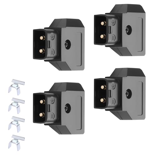 CERRXIAN 4 Stück D-Tap-Stecker, DIY-Anschlüsse, D-Tap-P-Tap-Stecker, Netzstecker mit DSLR-Anton-Bauer-IDX-V-Mount-Gold-Mount-Akku, ARRI-RED-Kamera-Netzadapter CERRXIAN 4 Stück D-Tap-Stecker, DIY-Anschlüsse, D-Tap-P-Tap-Stecker, Netzstecker mit DSLR-Anton-Bauer-IDX-V-Mount-Gold-Mount-Akku, ARRI-RED-Kamera-Netzadapter von CERRXIAN